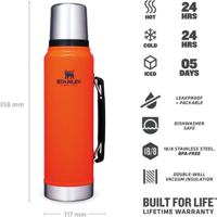 Stanley STANLEY The Legendary Classic Bottle 1,00L Blaze Orange