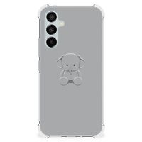 Samsung Galaxy A54 Stevig Bumper Hoesje Grijs Baby Olifant