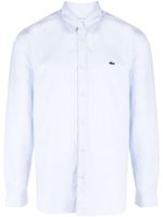 Lacoste chemise Premium à patch logo crocodile - Bleu