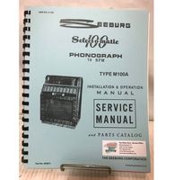 Seeburg M100A Jukebox Installation And Operation Manual - thumbnail