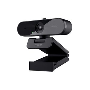 Trust TW-200 ECO Full HD-webcam 1920 x 1080 Pixel Standvoet, Klemhouder