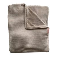 Witlof for kids Tuck-Inn baby ledikantdeken corduroy 60x120 cm zand/beige