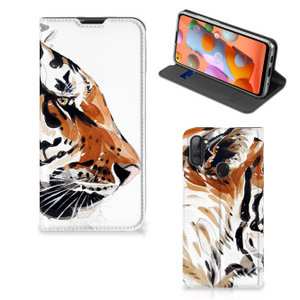 Bookcase Samsung Galaxy M11 | A11 Watercolor Tiger