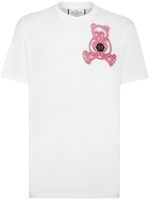 Philipp Plein t-shirt en coton à imprimé ourson - Blanc