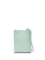 Jil Sander small Tangle leather crossbody bag - Vert - thumbnail