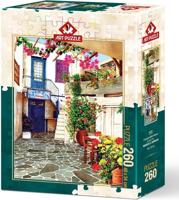 Courtyard With Flowers Puzzel 260 XXL Stukjes