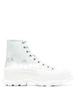 Alexander McQueen baskets montantes Tread Slick - Vert