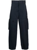 MSGM pantalon ample à poches cargo - Bleu