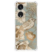 Case voor OPPO A98 Vintage Bird Flowers - thumbnail