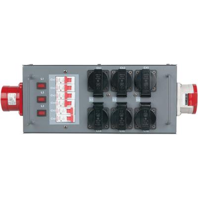 Showtec Split Power 32A krachtstroomverdeler Showtec Split Power 32A krachtstroomverdeler