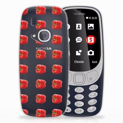 Nokia 3310 (2017) Siliconen Case Paprika Red