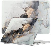 Lunso MacBook Air 13 inch M2/M3 (2022-2024) cover hoes - case - Marble Magnus