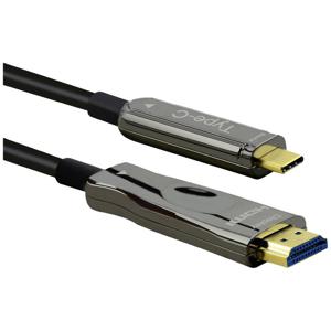 ROLINE 14.01.3474 video kabel adapter 30 m HDMI Type A (Standaard) USB Type-C Zwart