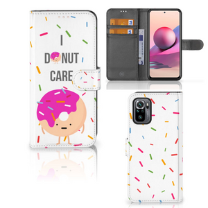 Xiaomi Redmi Note 10S | 10 4G | Poco M5s Book Cover Donut Roze