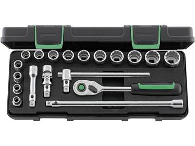 Stahlwille 45/14/5I QR KN 96021180 Dopsleutelset 3/8 (10 mm) 19-delig