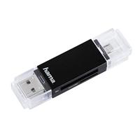 Hama - USB 2.0 Basic OTG On The Go voor smartphone en tablet, USB A/USB B Micro, SD, SDHC, SDXC, Micro SD, Micro SDHC