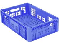 1658767 Stapelbak Ergonomic Geschikt voor levensmiddelen (l x b x h) 600 x 400 x 170 mm Blauw 1 stuk(s)