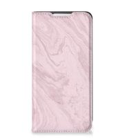 Samsung Galaxy S22 Standcase Marble Pink - Origineel Cadeau Vriendin