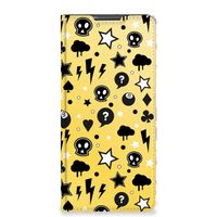 Mobiel BookCase Samsung Galaxy S20 FE Punk Geel