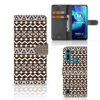 Motorola G8 Power Lite Telefoon Hoesje Aztec Brown