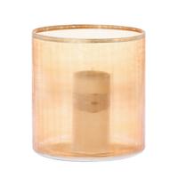 Windlicht Blair oranje 25cm