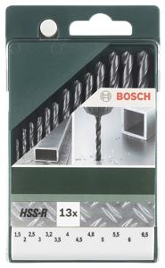 Bosch Accessories 2609255031 HSS Metaal-spiraalboorset 13-delig Rollenwals DIN 338 Cilinderschacht 1 set(s)