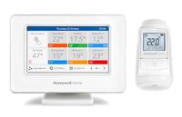 Honeywell Home Evohome Appartement plus oplossing, Smart wifi, centraal bedieningstoestel, wifi met touchscreen-kleurendisplay en radiatorthermostaat (1), ruimte voor kamer, gecontroleerd comfort