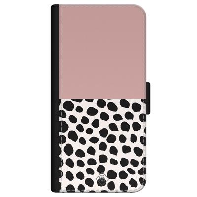 iPhone 12 flipcase - Pink dots