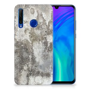 Honor 20 Lite TPU Siliconen Hoesje Beton Print