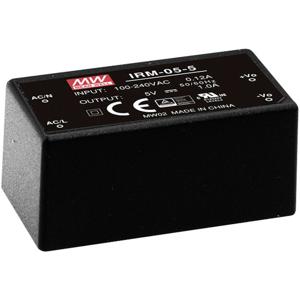 Mean Well IRM-05-12 AC/DC-printnetvoeding 12 V/DC 0.42 A 5 W