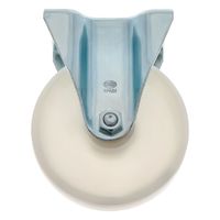 AMIG bokwiel/transportwiel - D125mm - Nylon - 230kg - wit   -