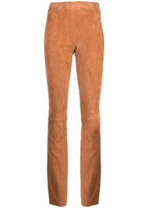 Drome pantalon stretch à coupe évasée - Marron