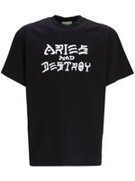 Aries t-shirt Vintage Aries and Destroy - Noir