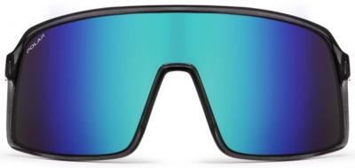 Polar zonnebril Aventador gepolariseerd Cat. 4 nylon zwart/blauw