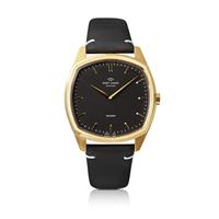 Knut Gadd Watch DECAGON 3 jaar garantie voor heren, Goud/Zwart/Zwart