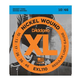 D&apos;Addario EXL110-B25 10-46 Regular Light Nickel Wound snaren voor elektrische gitaar (25 sets)