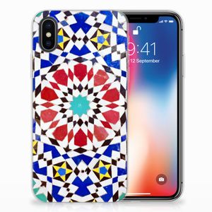 Apple iPhone X | Xs TPU Siliconen Hoesje Mozaïek