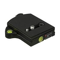 Manfrotto 394 Adattatore Universale e Piastra Rapida per Testa, Nero