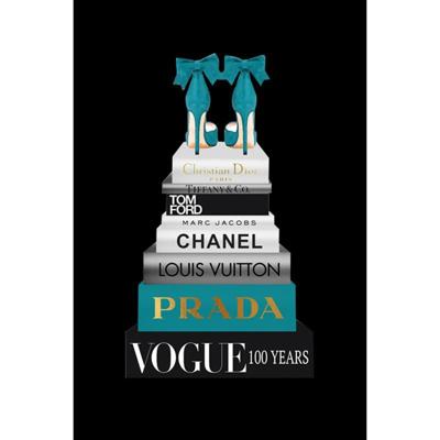 Wanddecoratie Vogue Shoe | Multicolor