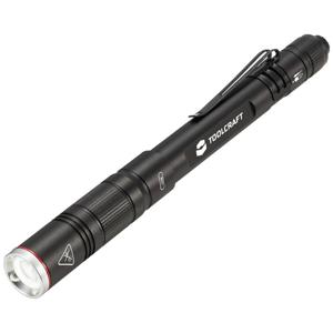 TOOLCRAFT TO-8254890 Penlight werkt op een accu SMD LED Zwart