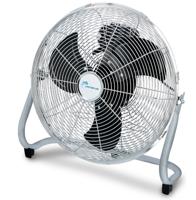 Lifetime Air Vloerventilator Chroom - 40 cm