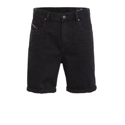 Diesel regular fit jeans short D-strukt 02 washed black