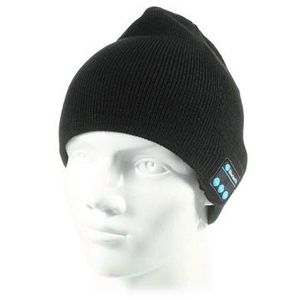 Beanie Muts Bluetooth Headset - Zwart