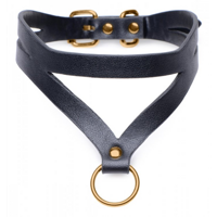 XR Brands Bondage Baddie - Collar with O-Ring - thumbnail