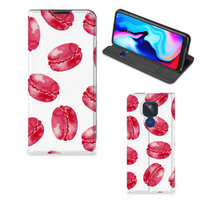 Motorola Moto G9 Play Flip Style Cover Pink Macarons - thumbnail