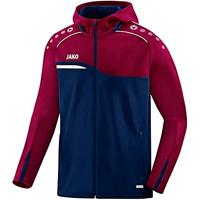JAKO herenjack met capuchon Competition 2.0, marine/donkerrood, 128