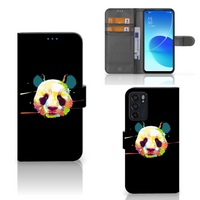 OPPO Reno6 5G Leuk Hoesje Panda Color