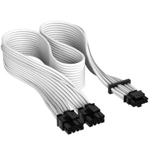 Corsair Premium Individually Sleeved 12+4pin PCIe Gen 5 12VHPWR 600W cable, Type 4, White