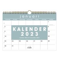 Maandkalender D1 2023 - Spiraalgebonden (8719231262232)