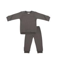 Little Indians pyjama met structuur donker olijfgroen